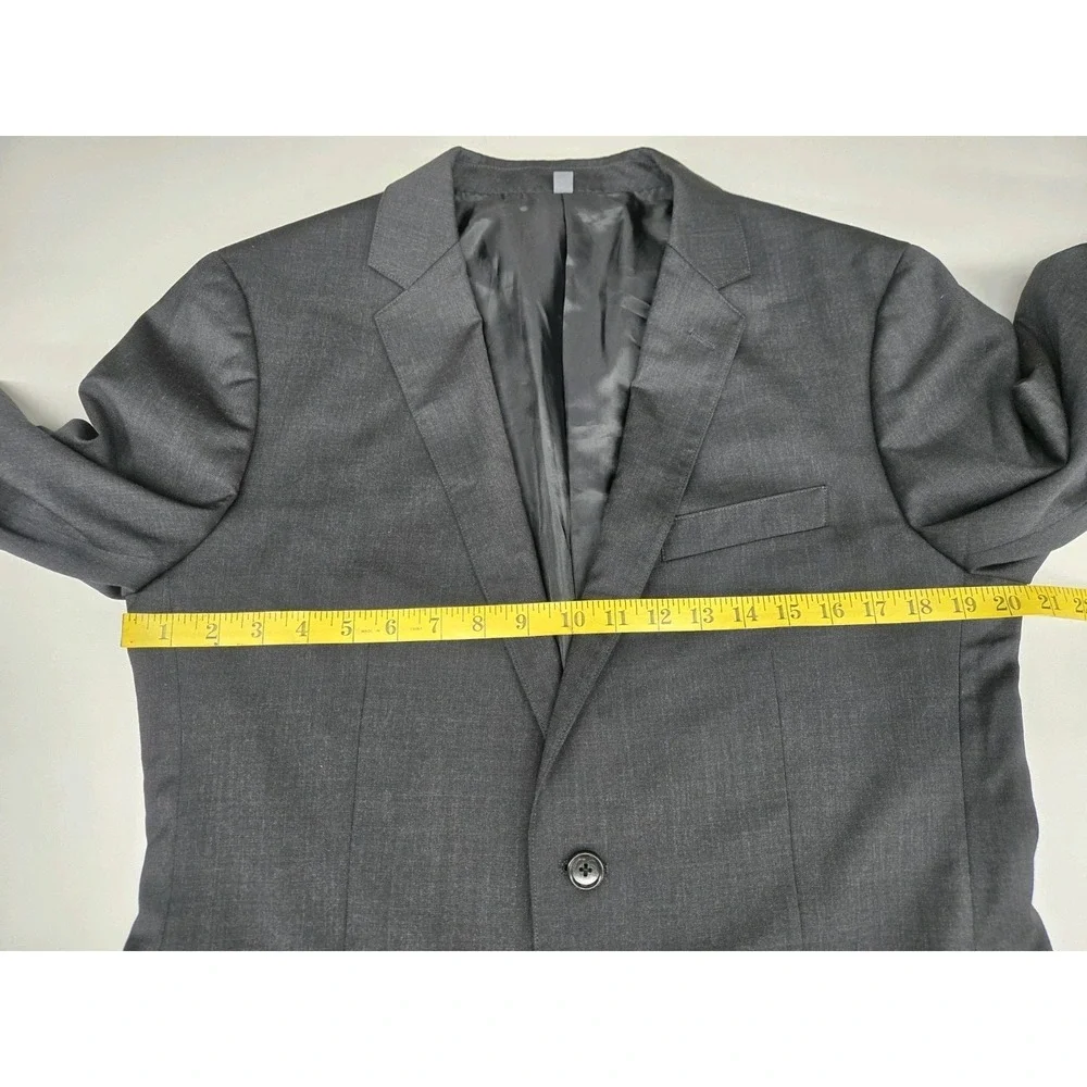 Bonobos Men's Slim Fit 2 Button Wool Blend‎ Blazer 15400 Charcoal Size 40R